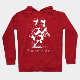 Rugby Junior Tackle C by PPereyra Hoodie